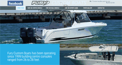 Desktop Screenshot of furycustomboats.com.au